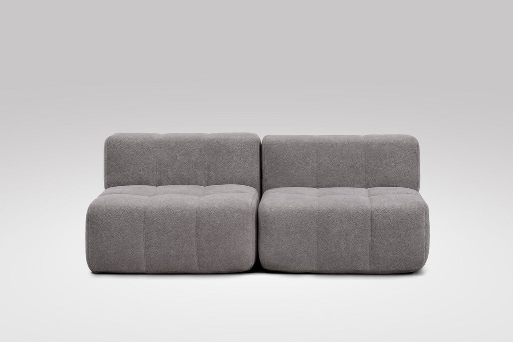 2 Teiliges Modulares Sofa – Grau