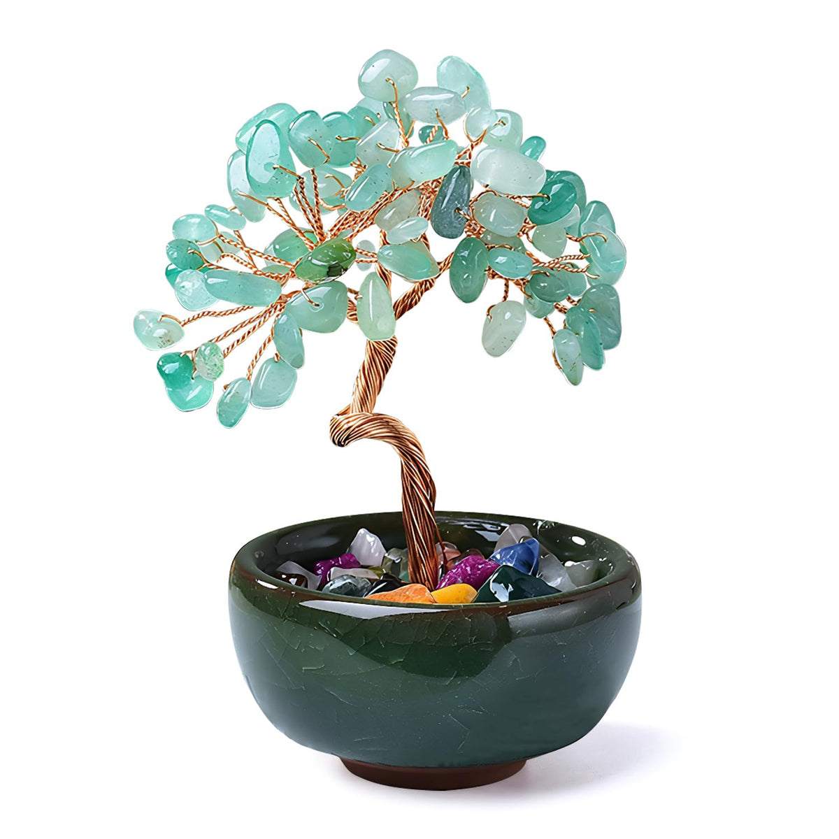 Amethyst Lebensbaum Kristall, Chakra Deko für Schlafzimmer und Büro
