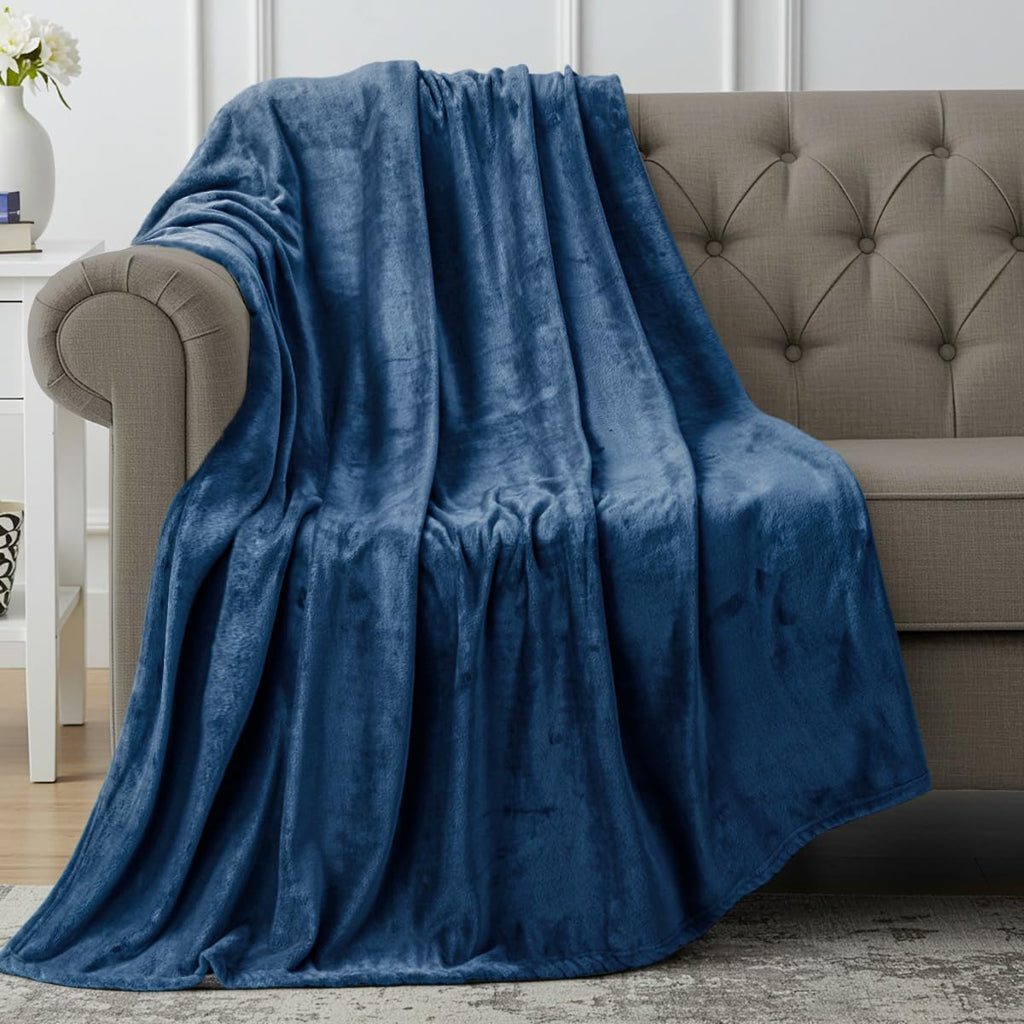 Utopia Bedding Kuscheldecke flauschig Fleecedecke [150x200 cm, Grau]