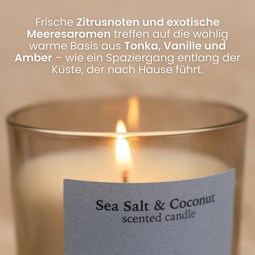 Jean & Len Scented Candle Lotus & Waterlily, vegan, 195 g