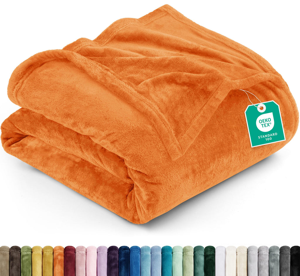 Utopia Bedding Kuscheldecke flauschig Fleecedecke [150x200 cm, Grau]