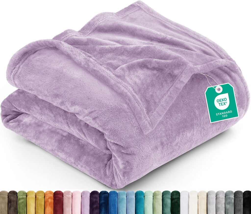Utopia Bedding Kuscheldecke flauschig Fleecedecke [150x200 cm, Grau]
