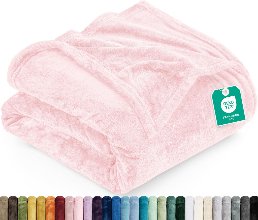 Utopia Bedding Kuscheldecke flauschig Fleecedecke [150x200 cm, Grau]