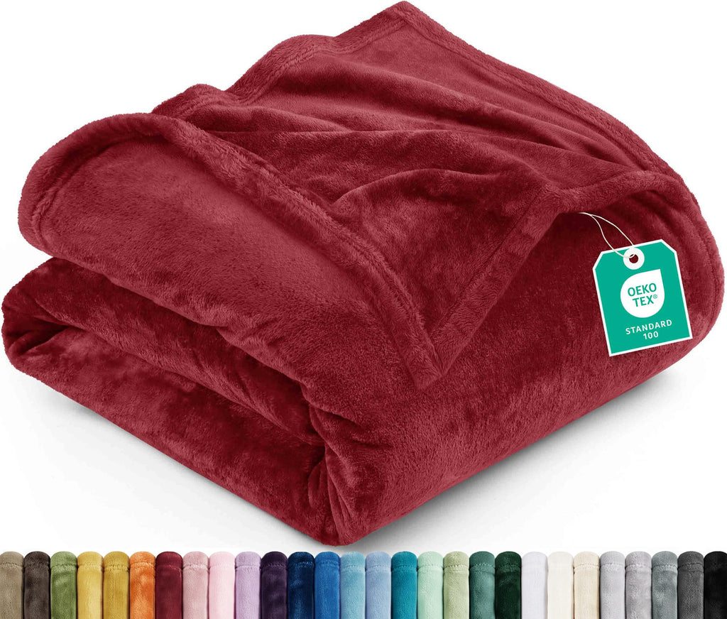 Utopia Bedding Kuscheldecke flauschig Fleecedecke [150x200 cm, Grau]
