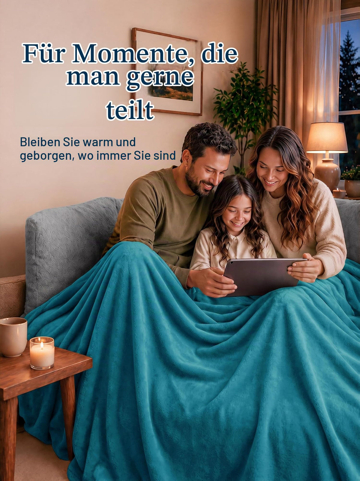 Utopia Bedding Kuscheldecke flauschig Fleecedecke [150x200 cm, Grau]