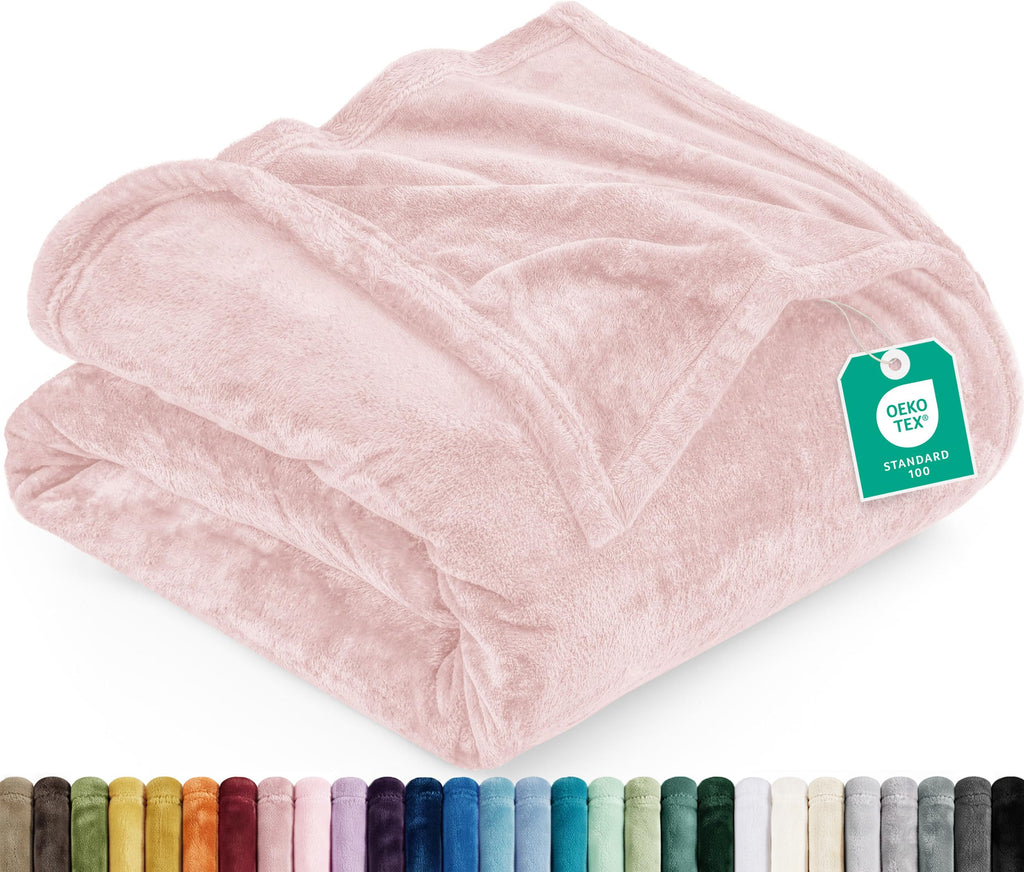 Utopia Bedding Kuscheldecke flauschig Fleecedecke [150x200 cm, Grau]