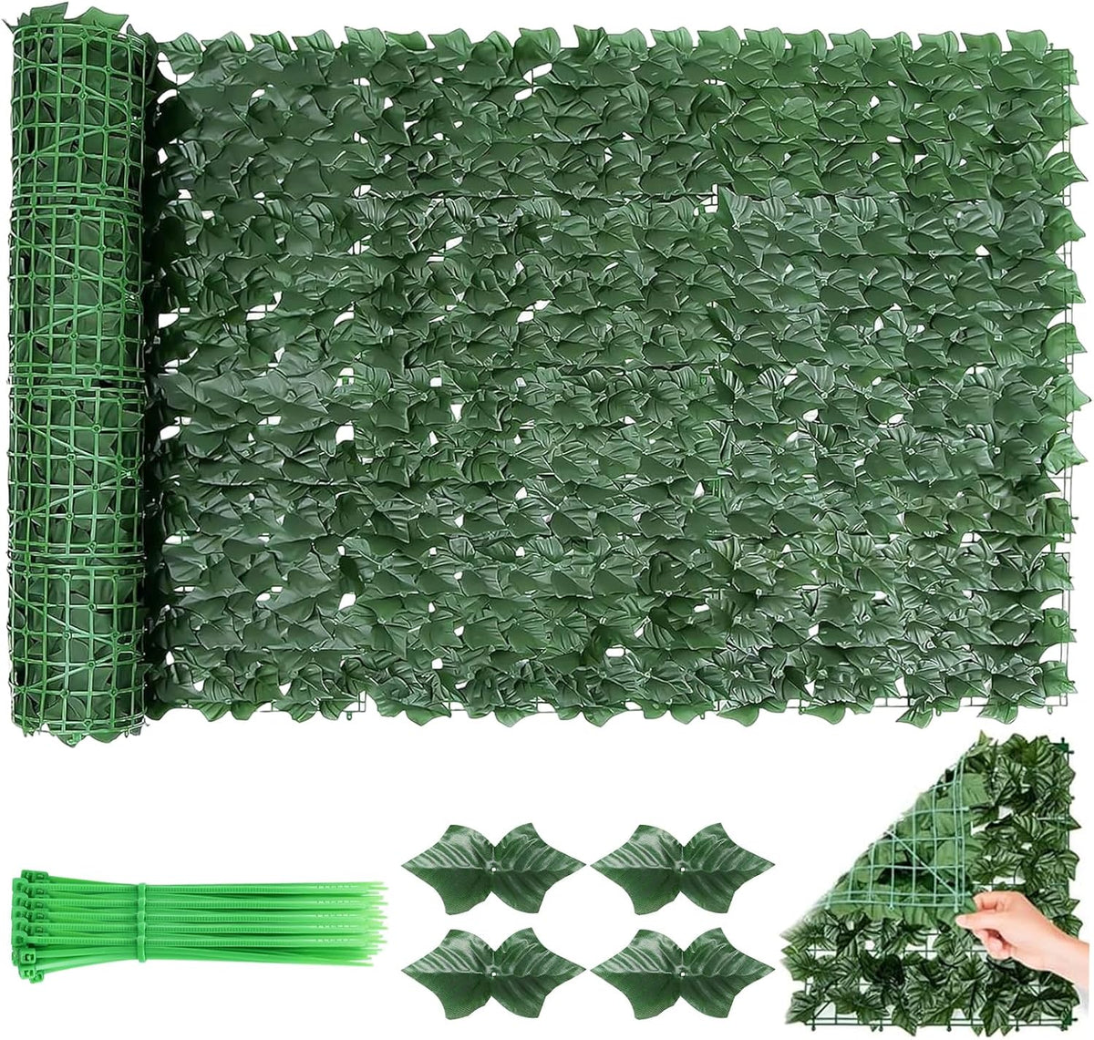 Efeu Sichtschutz Outdoor 300x100CM Balkon Sichtschutz