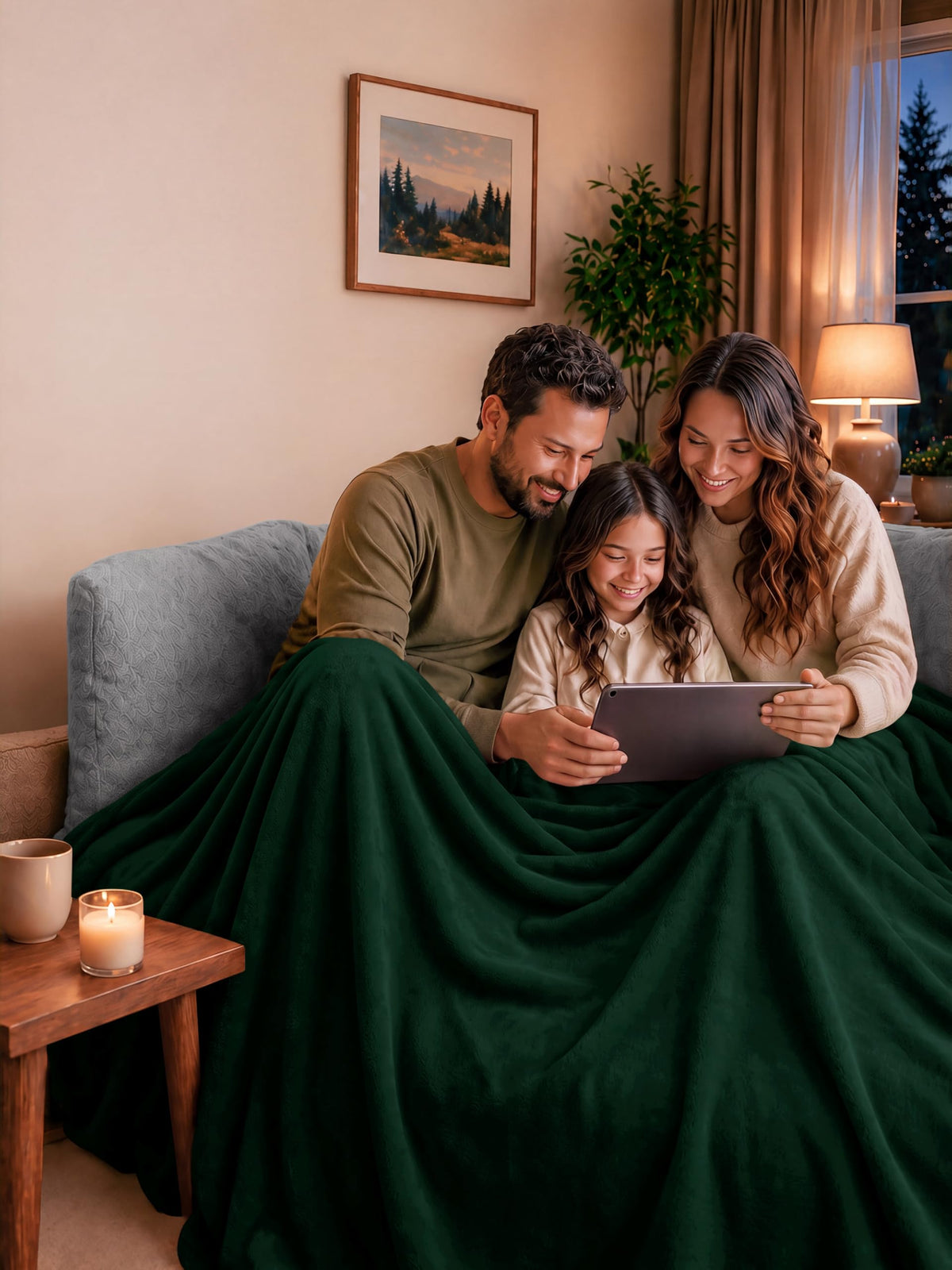 Utopia Bedding Kuscheldecke flauschig Fleecedecke [150x200 cm, Grau]