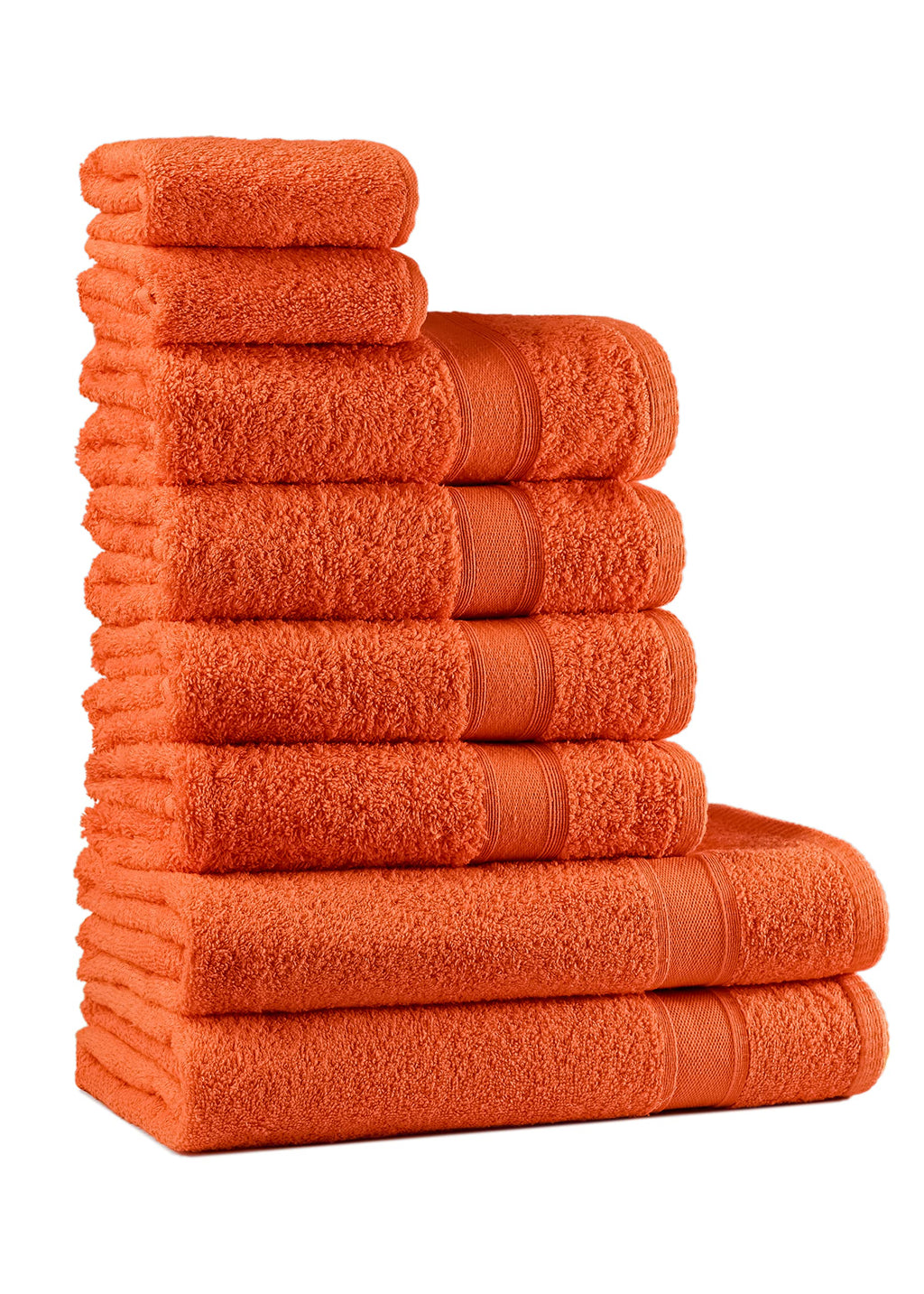 Tuiste Handtücher Set Anthrazit Grau | Handtuch Set 8 Teilig | 2X Badetücher Set, 4X Handtücher, 2X Gästetücher | Weich und Saugstark | Farbe : Anthrazit Grau