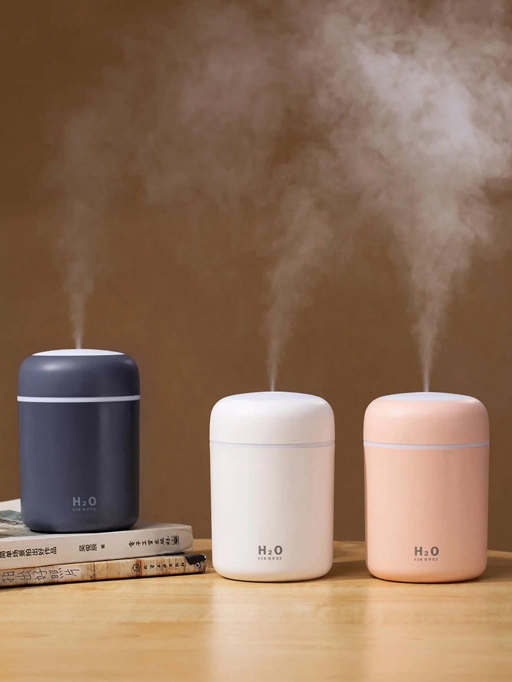 300ml Aromatherapie Diffusor Luftbefeuchter Luftreiniger Auto Home Use Sieben-Farben Licht Aromatherapie Ätherisches Öl