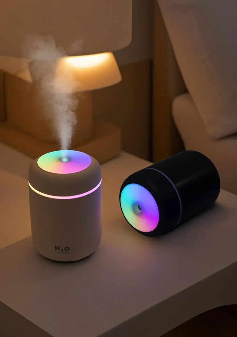300ml Aromatherapie Diffusor Luftbefeuchter Luftreiniger Auto Home Use Sieben-Farben Licht Aromatherapie Ätherisches Öl