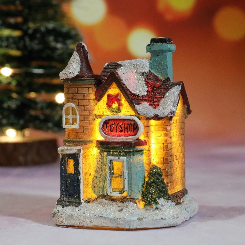 Weihnachten Haus Licht Dekorationen Für Home Ornamente Kinder Weihnachten Geschenk Neujahr 2026 Navidad Dekor Schlafzimmer Nacht Licht Mit Batterie