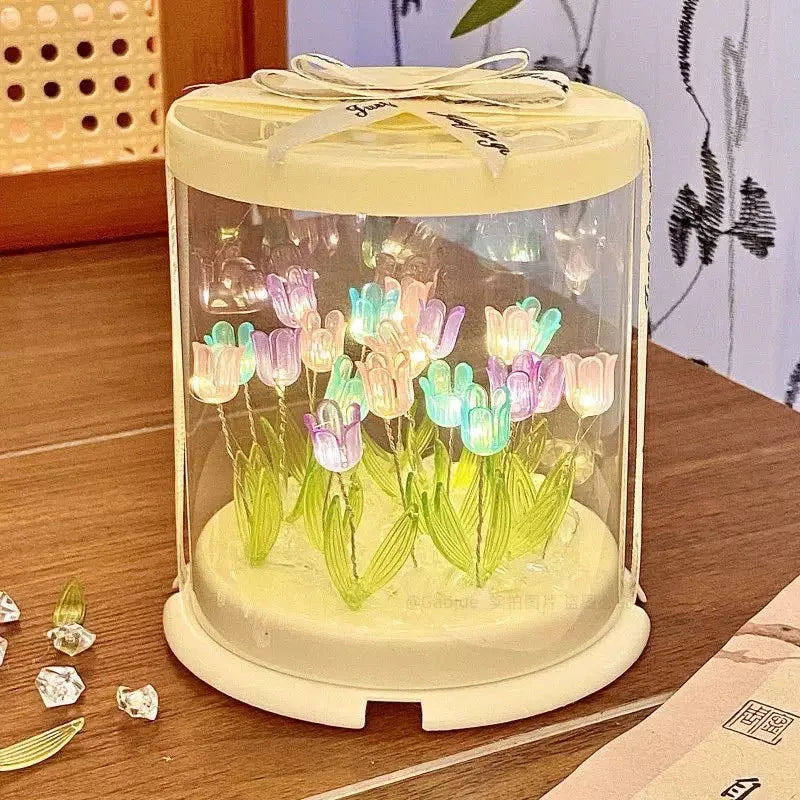 DIY Tulpe Lampe Simulation Blume