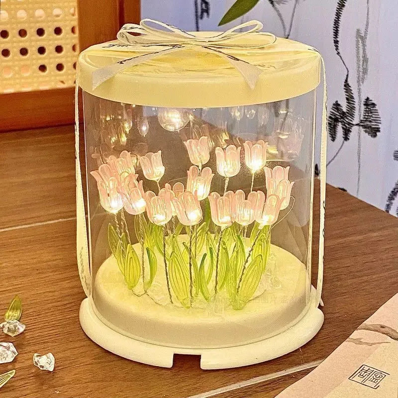 DIY Tulpe Lampe Simulation Blume