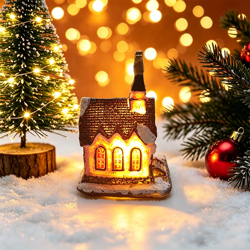 Weihnachten Haus Licht Dekorationen Für Home Ornamente Kinder Weihnachten Geschenk Neujahr 2026 Navidad Dekor Schlafzimmer Nacht Licht Mit Batterie