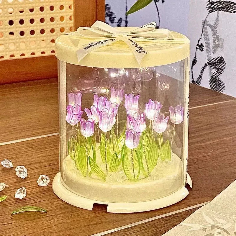 DIY Tulpe Lampe Simulation Blume
