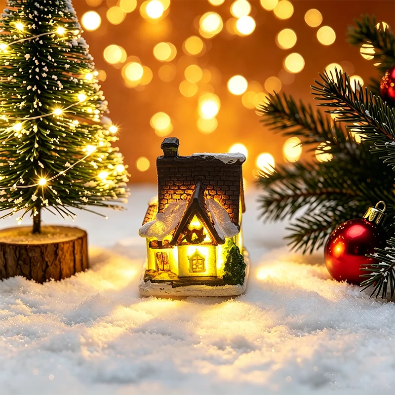 Weihnachten Haus Licht Dekorationen Für Home Ornamente Kinder Weihnachten Geschenk Neujahr 2026 Navidad Dekor Schlafzimmer Nacht Licht Mit Batterie