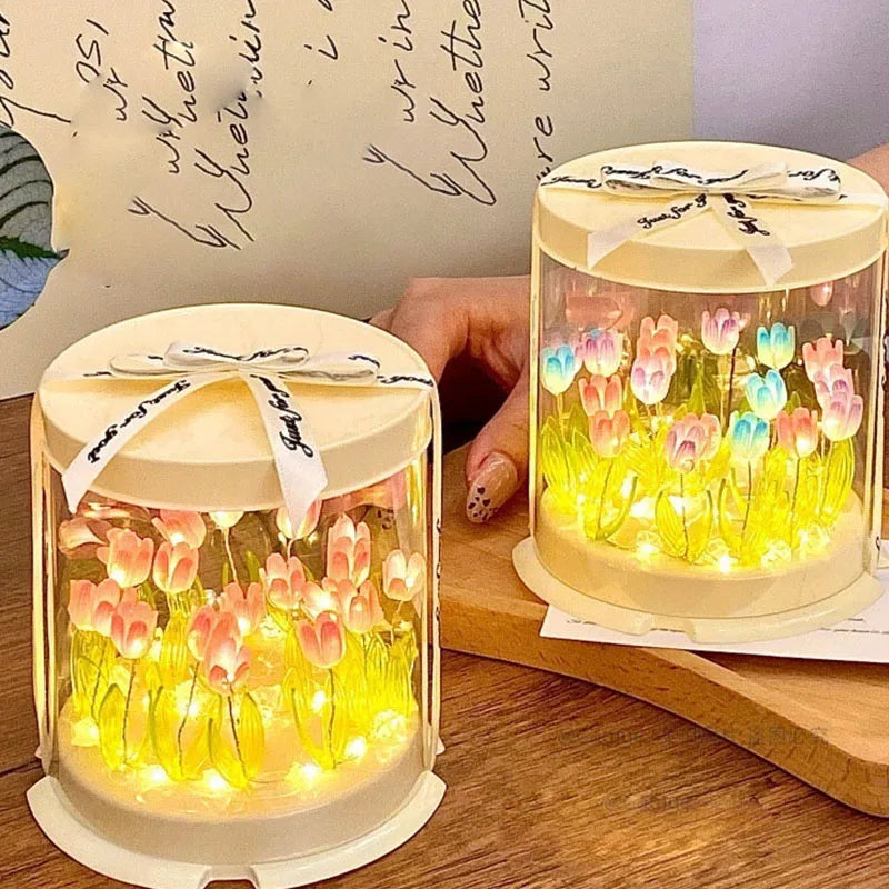 DIY Tulpe Lampe Simulation Blume