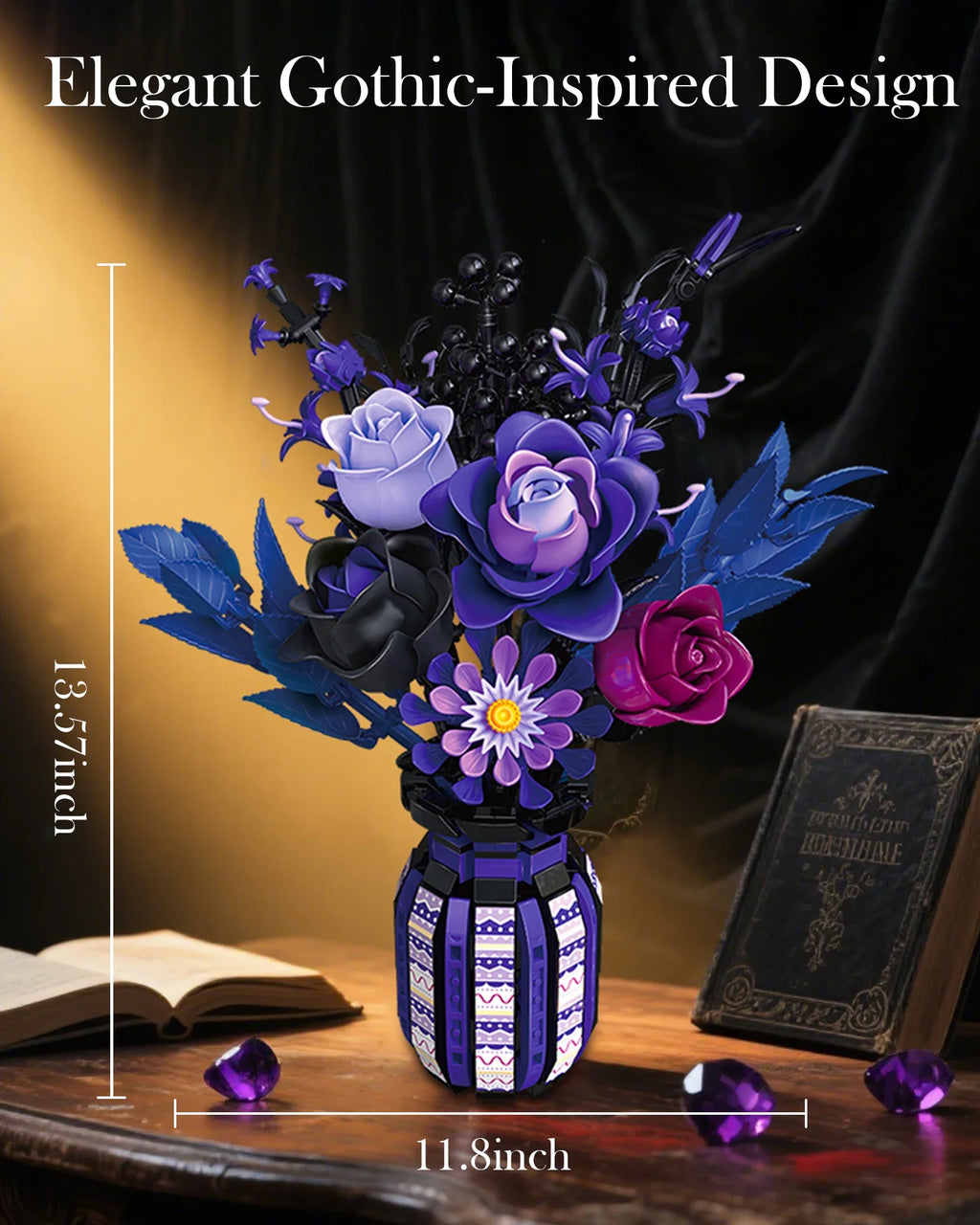 1218PCS Dunkle Romantik