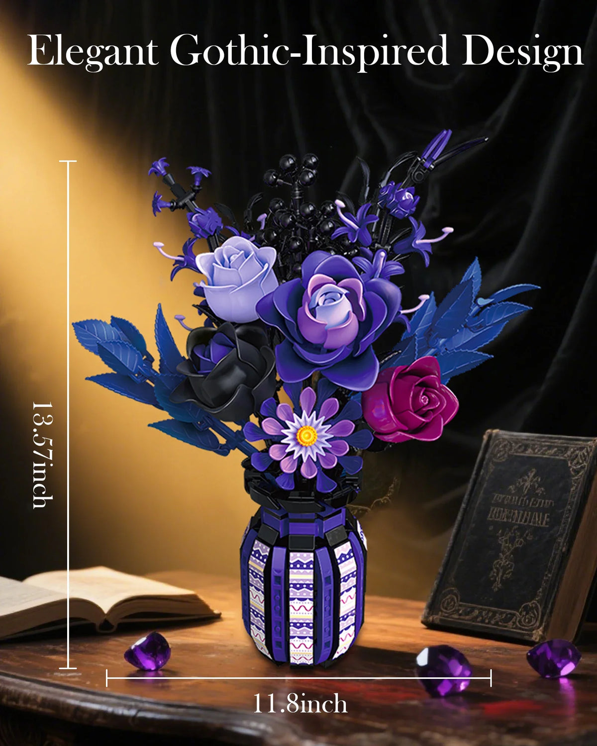 1218PCS Dunkle Romantik