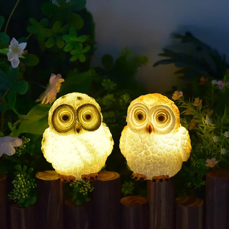 Solar Garten Lampe Eule Nacht Lichter Outdoor Wasserdicht Hof Balkon Garten Rasen Landschaft Dekor LED Solar Powered Licht t
