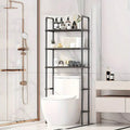 Badezimmer-Aufbewahrungsregal über dem Toilettenregal Mehrschichtiger platzsparender Organizer Multifunktions-Wandbehang-WC-Aufbewahrungsregal