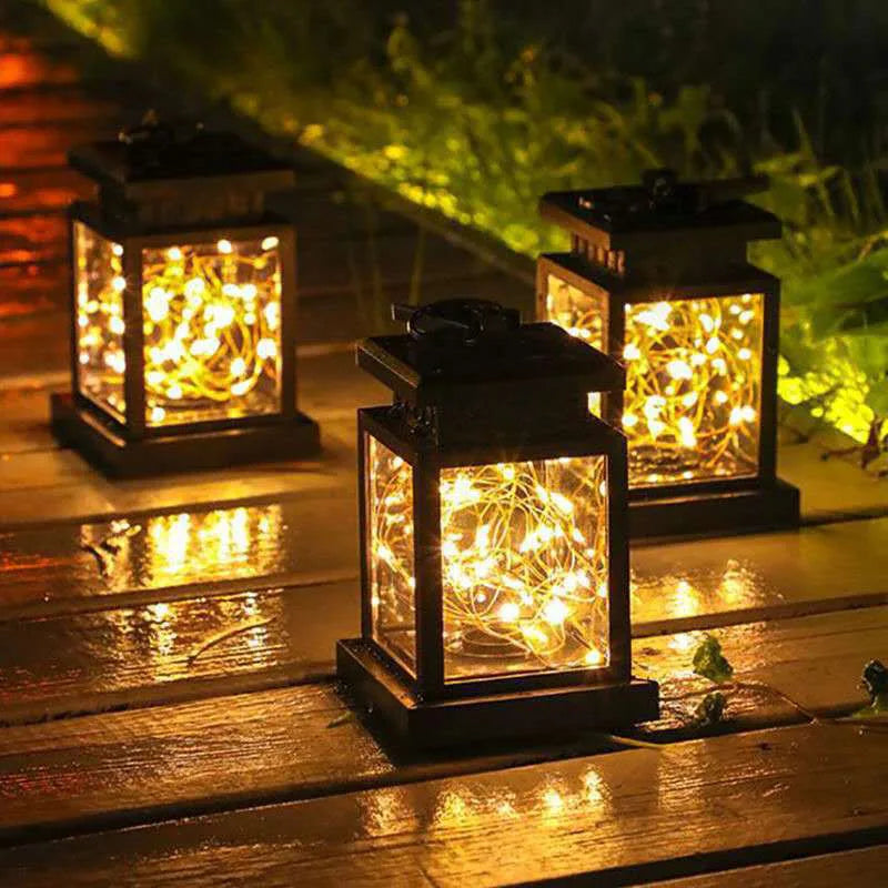 Solar LED Laterne Outdoor Hängende Kerze Lichter Boden Panel Kerze Terrasse Indoor Balkon Vögel Dekoration Beleuchtung Für Garten