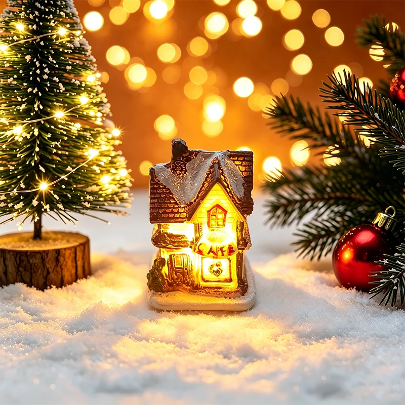 Weihnachten Haus Licht Dekorationen Für Home Ornamente Kinder Weihnachten Geschenk Neujahr 2026 Navidad Dekor Schlafzimmer Nacht Licht Mit Batterie