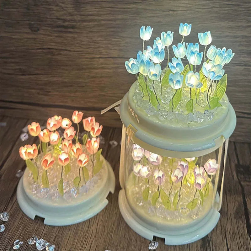 DIY Tulpe Lampe Simulation Blume