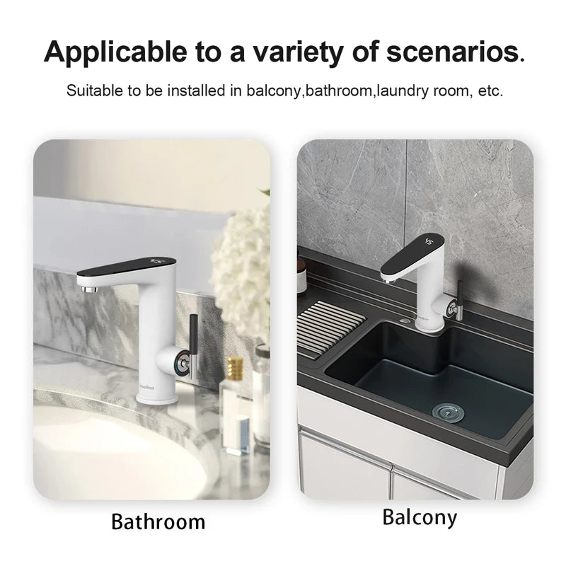 Briwellna Elektrische Warmwasserbereiter 220V Küchenarmatur Tankless Geysire Wasserhahn Heizung Wasserhahn Instant Heater Robinet