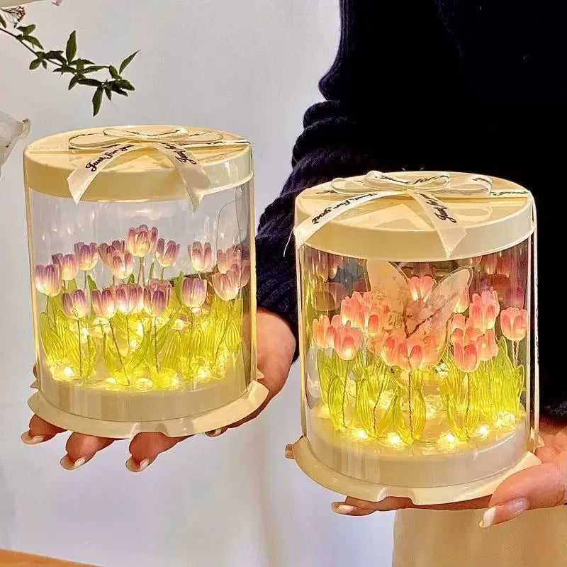 DIY Tulpe Lampe Simulation Blume