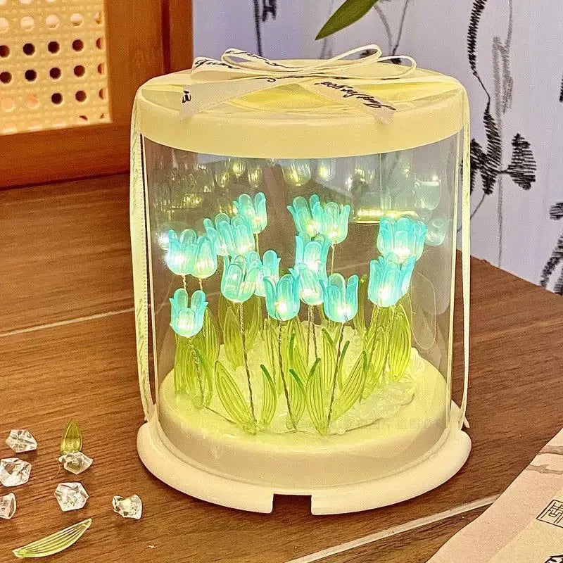 DIY Tulpe Lampe Simulation Blume