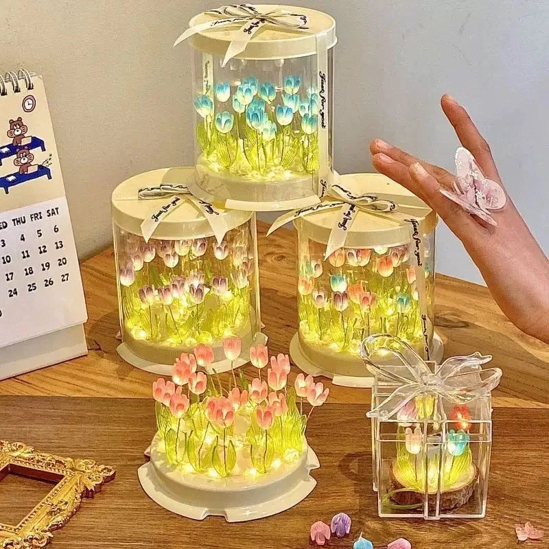 DIY Tulpe Lampe Simulation Blume