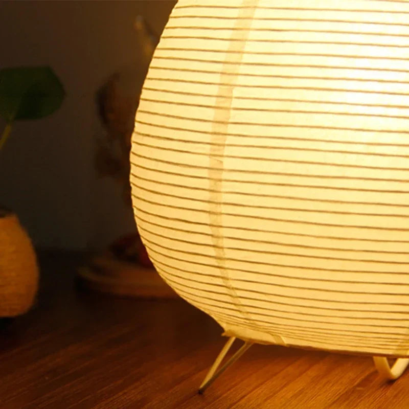 Japanische Laterne Led Tisch Lampe Wohnzimmer Schlafzimmer Nachttisch Reis Papier Lichter Studie Homestay Kunst Kreative Dekor Tisch Lichter