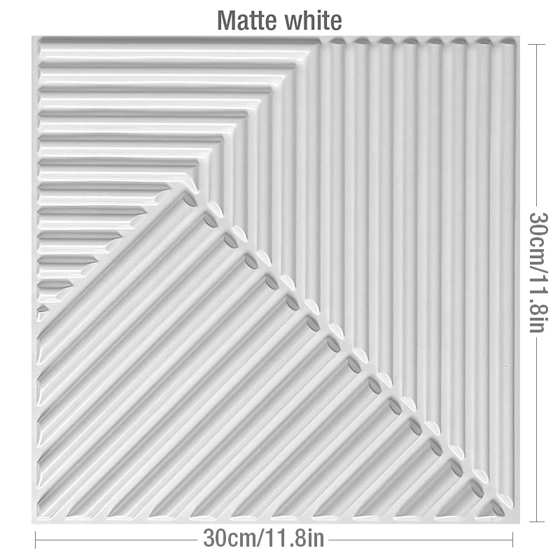 10pcs 3D Wand Panel 30x30cm Gold Mosaik Indoor Wanddekoration für Wohnzimmer Schlafzimmer Hotel Büro Esports Spiel 3D Wandaufkleber