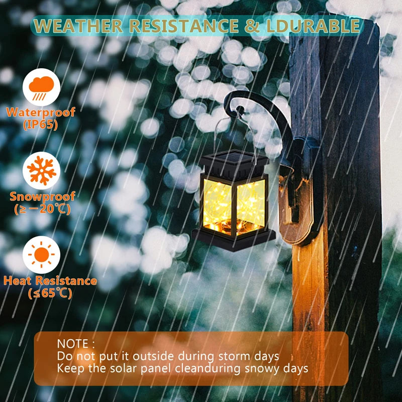 Solar LED Laterne Outdoor Hängende Kerze Lichter Boden Panel Kerze Terrasse Indoor Balkon Vögel Dekoration Beleuchtung Für Garten