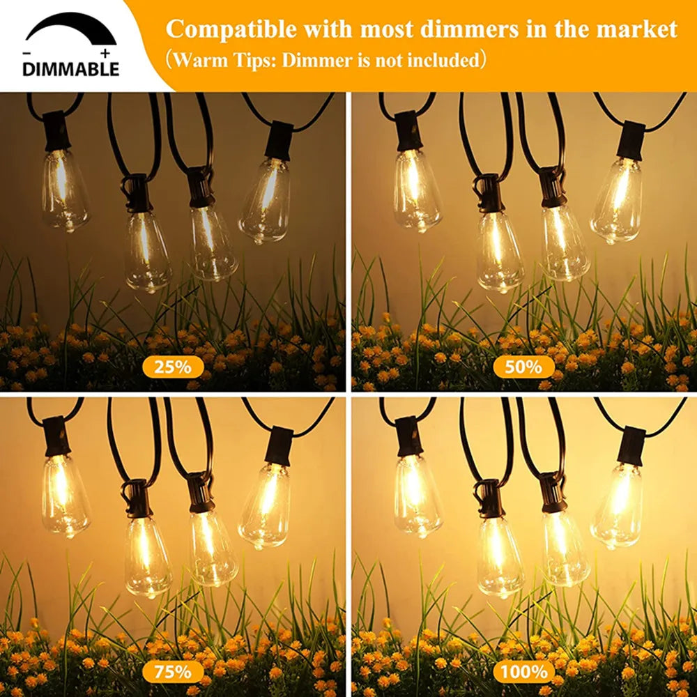 ST38 Globus Outdoor LED Lichterkette