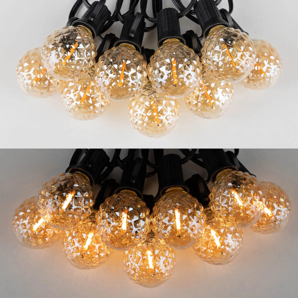 Vernetzbare Diamant Outdoor Lichter Girlande E12 220V G40 Wasserdichte Garten Outdoor Lichterketten Geburtstag Dekorative String Licht