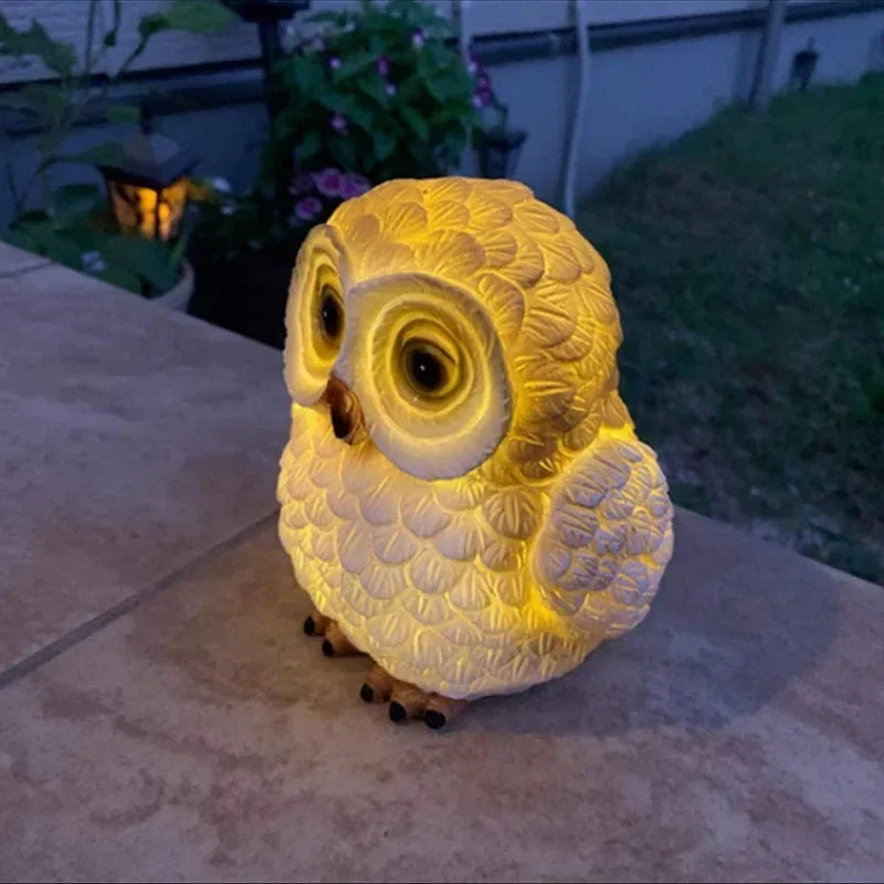 Solar Garten Lampe Eule Nacht Lichter Outdoor Wasserdicht Hof Balkon Garten Rasen Landschaft Dekor LED Solar Powered Licht t