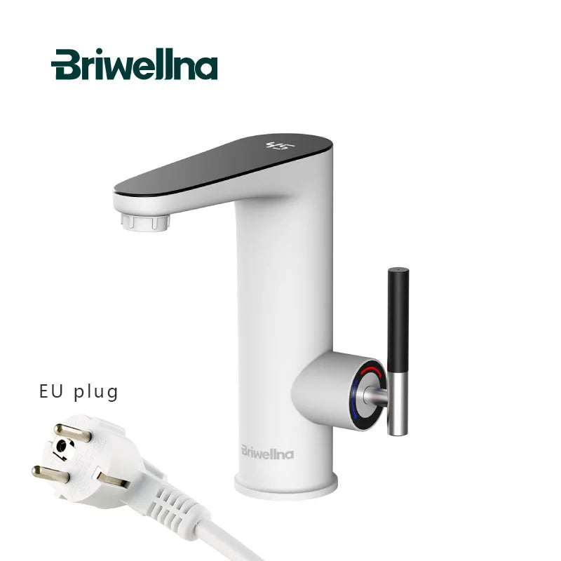 Briwellna Elektrische Warmwasserbereiter 220V Küchenarmatur Tankless Geysire Wasserhahn Heizung Wasserhahn Instant Heater Robinet