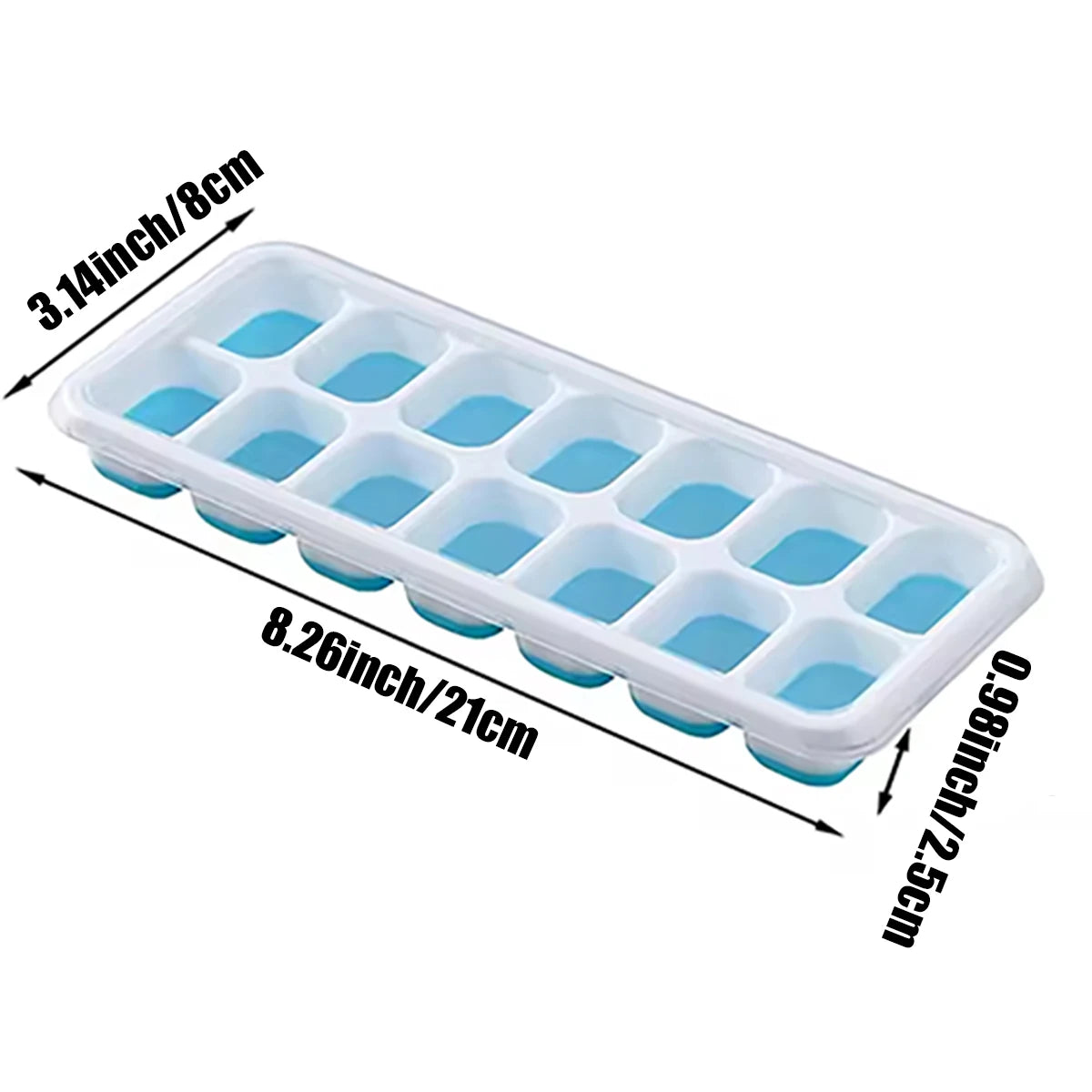 4er-Pack Eiswürfel-Form-Set