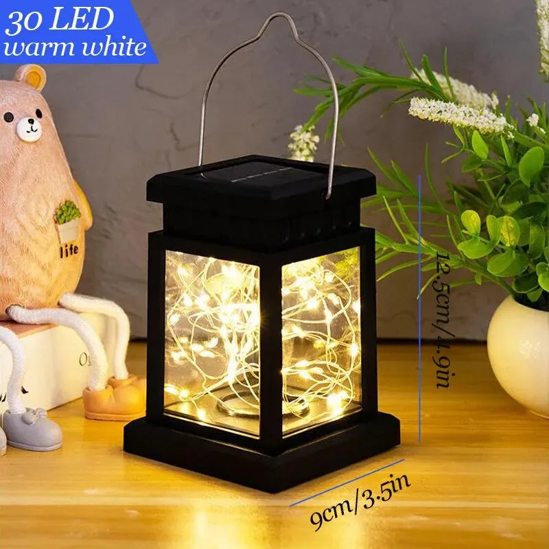 Solar LED Laterne Outdoor Hängende Kerze Lichter Boden Panel Kerze Terrasse Indoor Balkon Vögel Dekoration Beleuchtung Für Garten