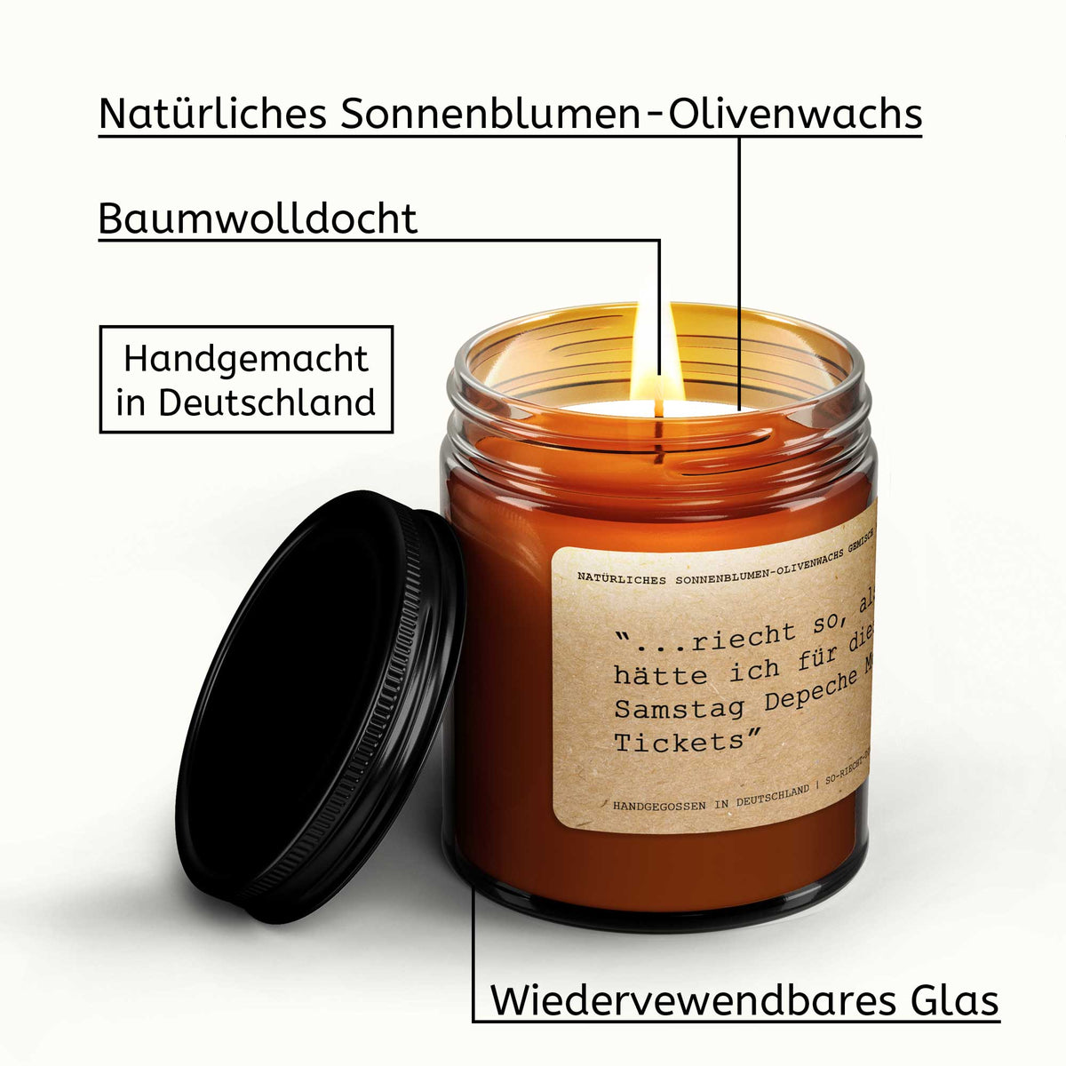 Meine Angst ist chronisch, aber mein Arsch ist ikonisch. - Duftkerze, Kerze, Freund Geschenk Kerze, Jubiläumsgeschenk, Geburtstagsgeschenk für ihn, Jubiläumsgeschenk für ihn, Freund